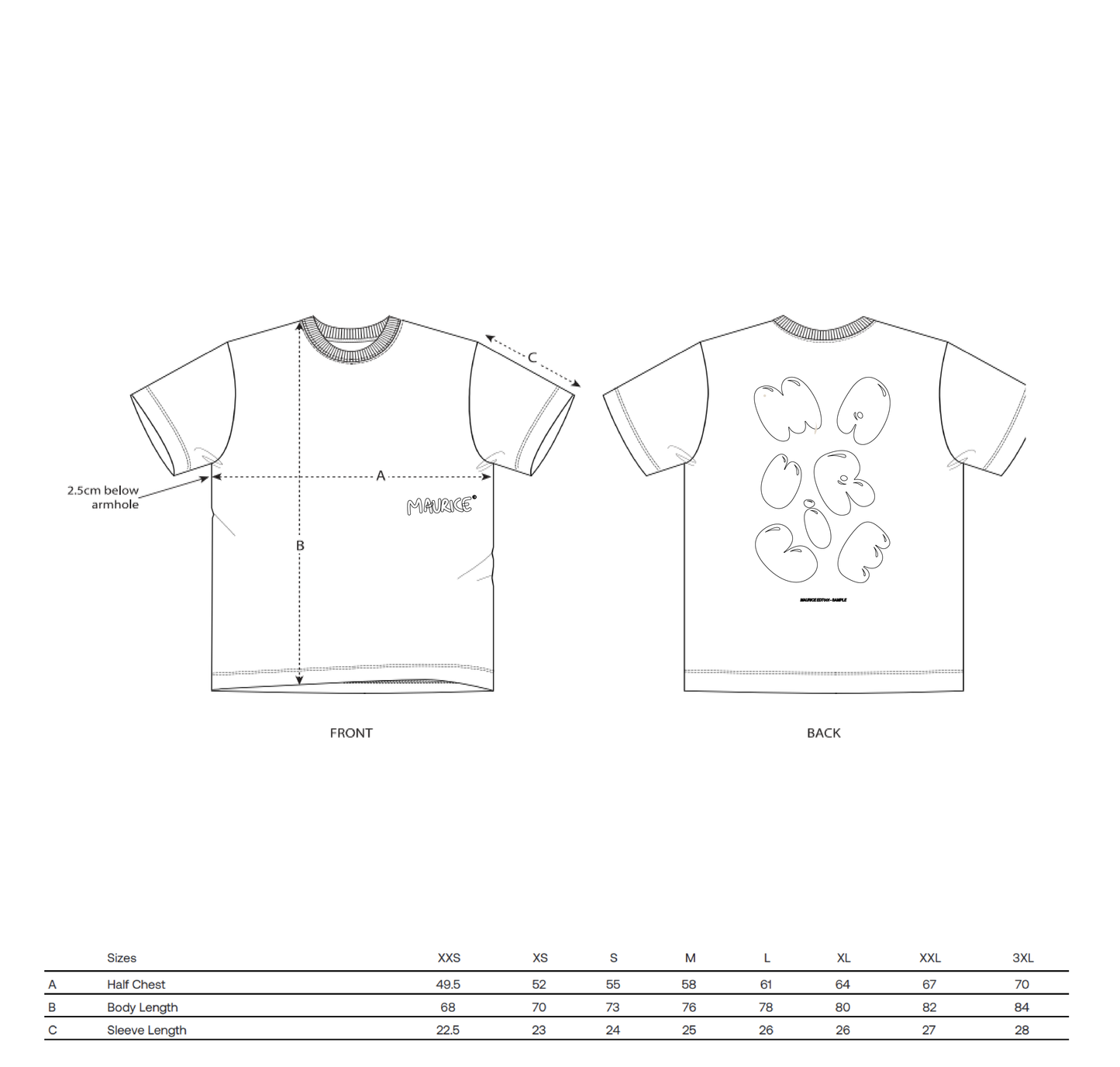 Layers Of Life - T-Shirt White